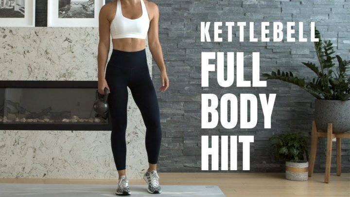 Killer FULL BODY HIIT // Kettlebell (or Dumbbell) Workout