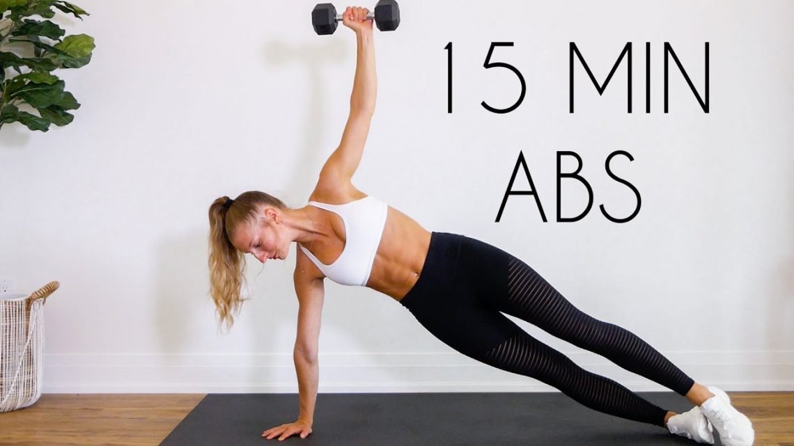 15 MIN TOTAL CORE/AB WORKOUT (At Home Equipment Optional)
