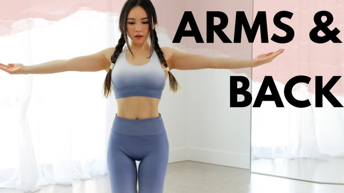 10 Min Sexy Arms & Back Workout  Underarm, Side, Upper, Lower Back