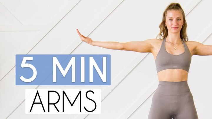 5 MIN TONED ARMS WORKOUT – No Equipment