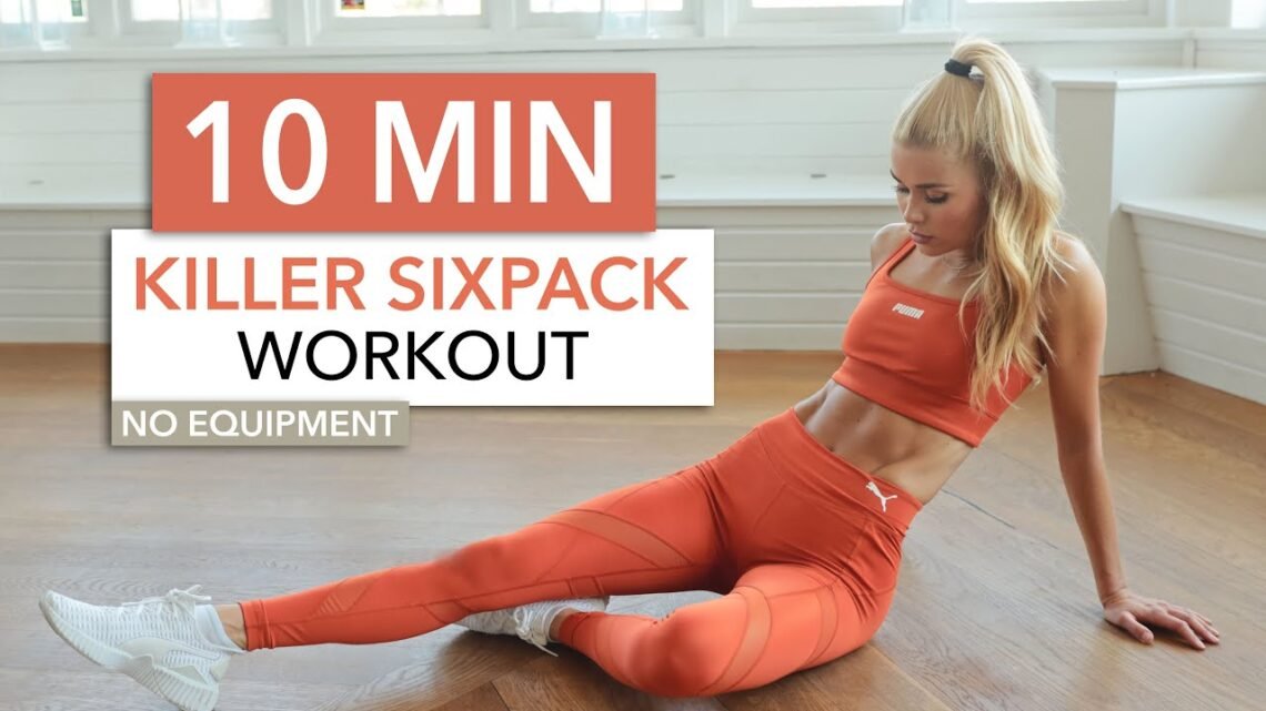10 MIN KILLER SIXPACK – super hard ab workout / No Equipment I Pamela Reif