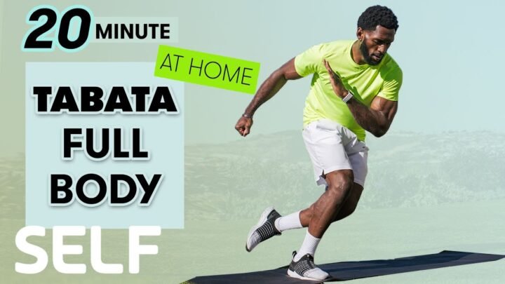 20-Minute Tabata Full-Body Workout – No Equipment at Home  Sweat with SELF