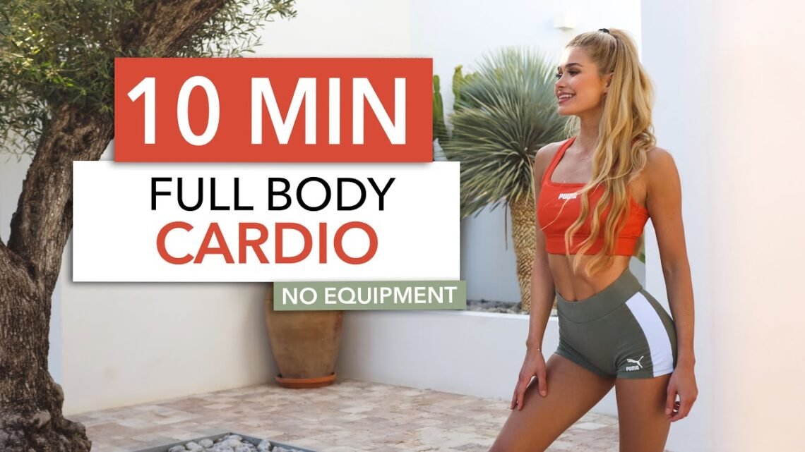 10 MIN CARDIO – Full Body Workout, Sweaty Edition / special exercises, not boring I Pamela Reif