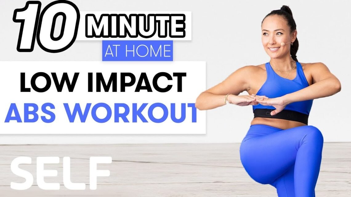 10-Minute Low Impact Abs Workout  Sweat with SELF