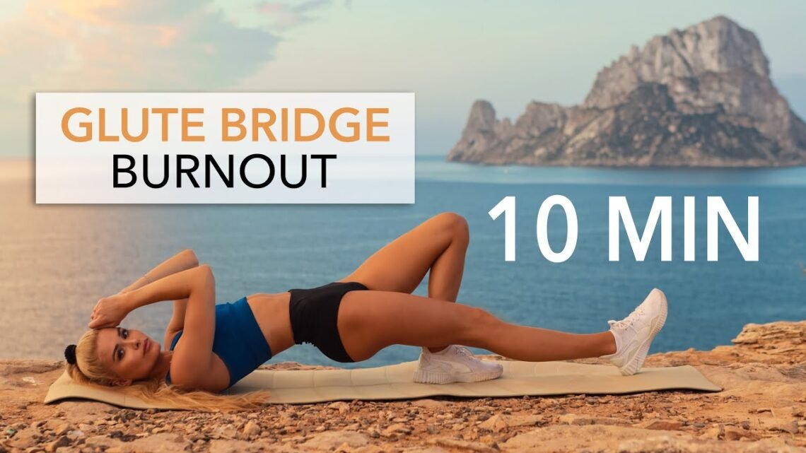 10 MIN GLUTE BRIDGE BURNOUT – Floor Workout, set your booty on fire I Pamela Reif