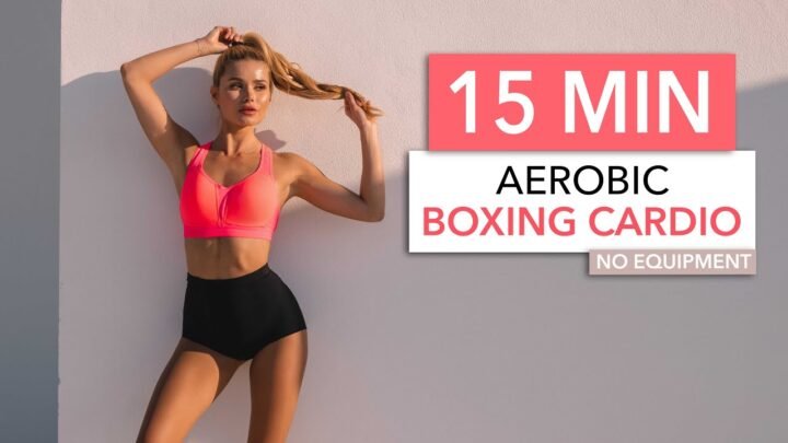 15 MIN BOXING CARDIO – Aerobic Style: dancy, cool & rhythmic / Medium Intensity I Pamela Reif