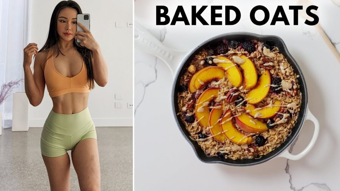 What I Eat to Feel GOOD & Kawaii  Baked Oats Recipe