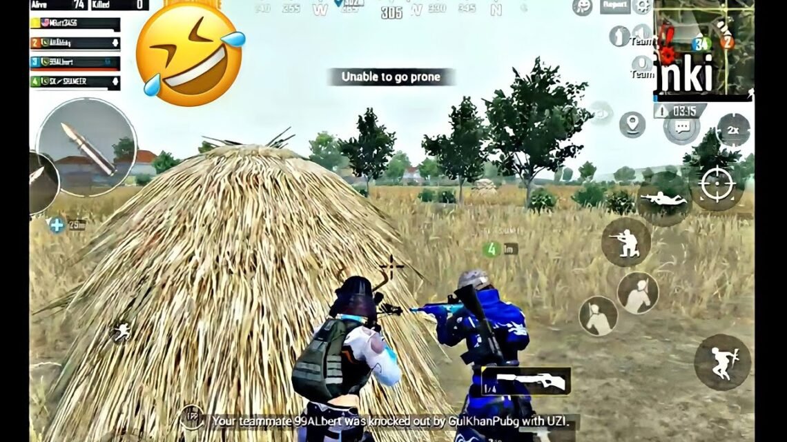 PUBG Funny Moment With Teammate!!Papa save me??