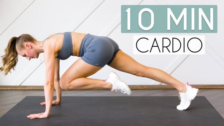 10 MIN CARDIO WORKOUT AT HOME (No Equipment Fat Burn)