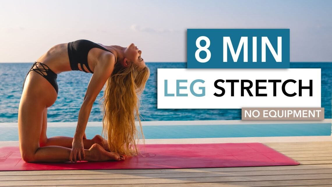 8 MIN LEG STRETCH – short & relaxing for thighs, hamstrings & your butt I Pamela Reif