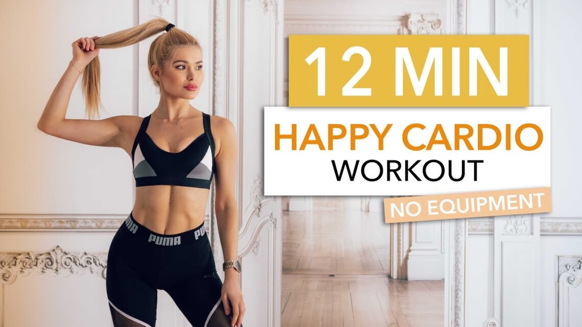 12 MIN HAPPY CARDIO – a good mood High Intensity Choreo / No Equipment I Pamela Reif