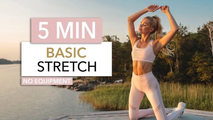 5 MIN BASIC STRETCH – short & sweet for every day / Classic Exercises I Pamela Reif