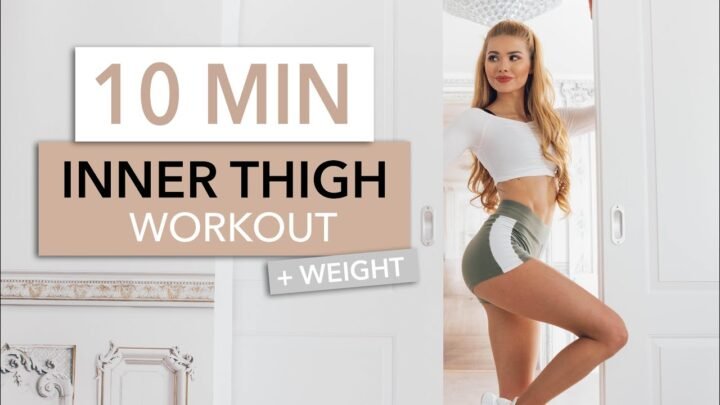 10 MIN INNER THIGH WORKOUT – tighten the inner part of your legs / Intense I Pamela Reif