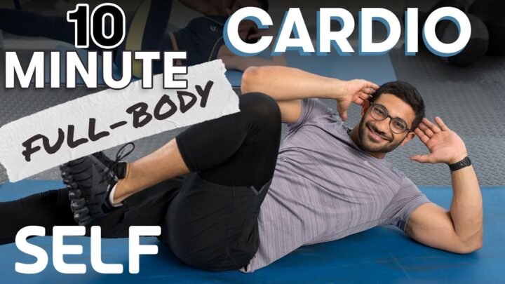 10-Minute Full-Body HIIT Workout at Home – No Equipment  SELF