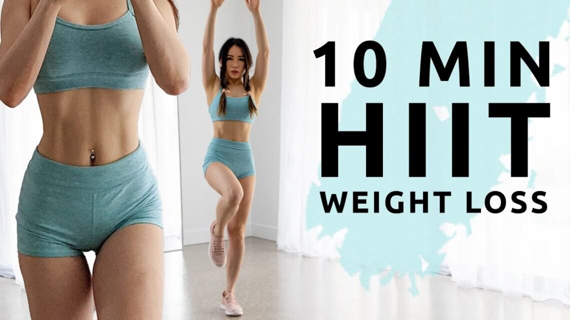 10 Min HIIT to burn calories  Standing Full Body Workout – No Equipment