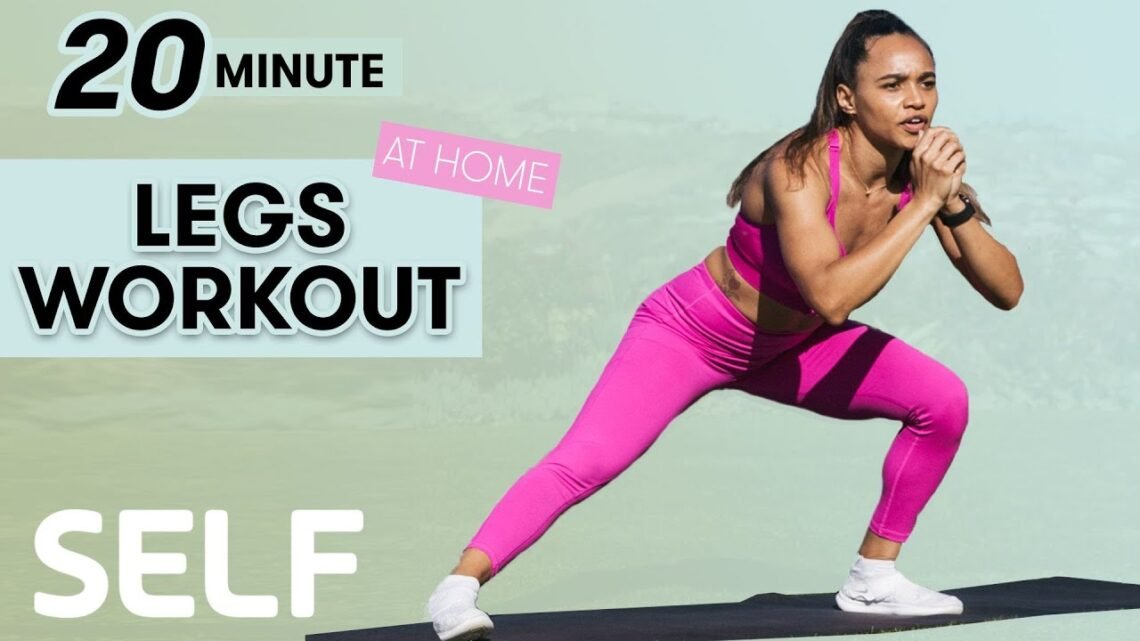 20-Minute Legs Workout for Strength – No Equipment with Warm Up & Cool Down  Sweat With SELF