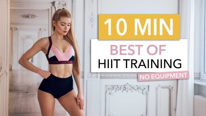 10 MIN BEST OF HIIT – a compilation of the best parts of my HIIT workouts – INTENSE I Pamela Reif