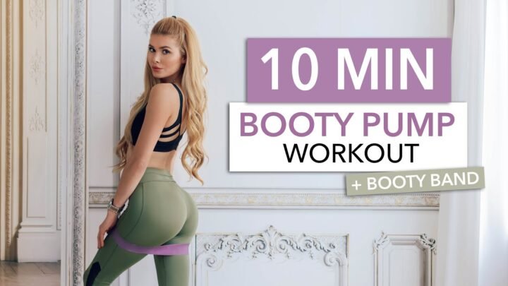 10 MIN BOOTY PUMP – set your butt on fire & make it grow I Pamela Reif