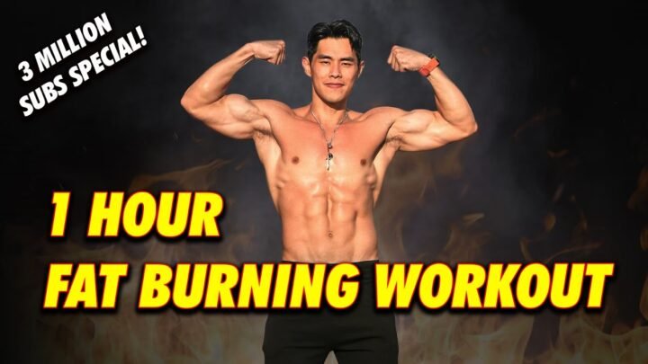 1 Hour Workout  No Gym Fat Burning & Body Strengthening (Level 3-4)