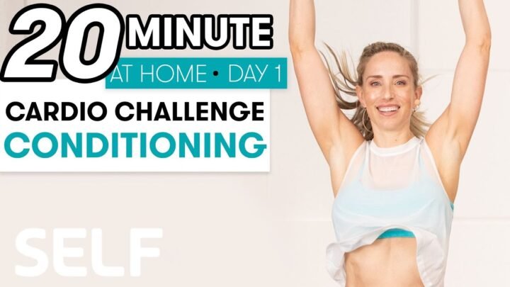 20-Minute Cardio Conditioning – Challenge Day 1  Sweat With SELF