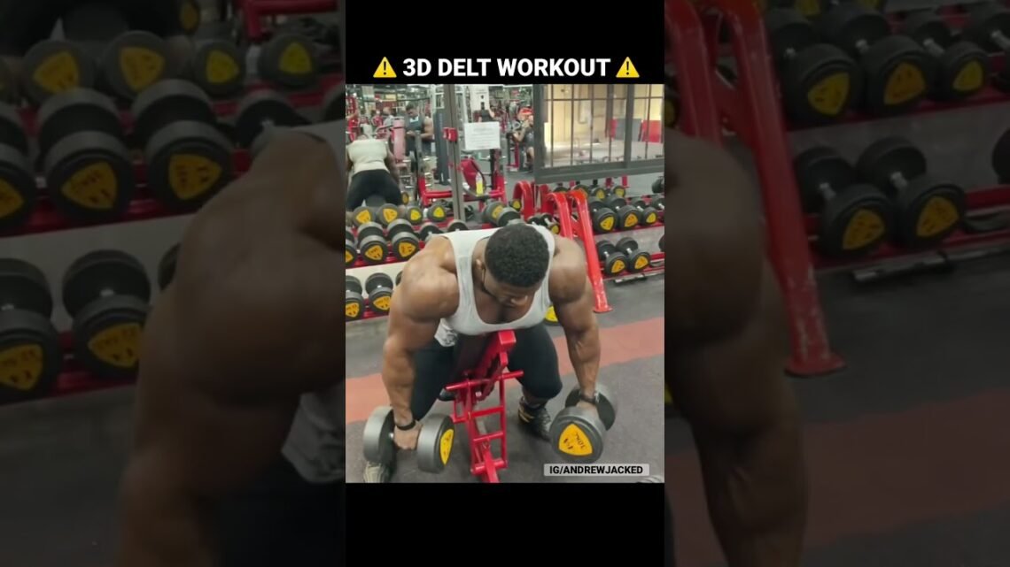 Add this 3D DELT workout by Andrew Jacked to your routine ? #bodybuildingcom #bodybuilding