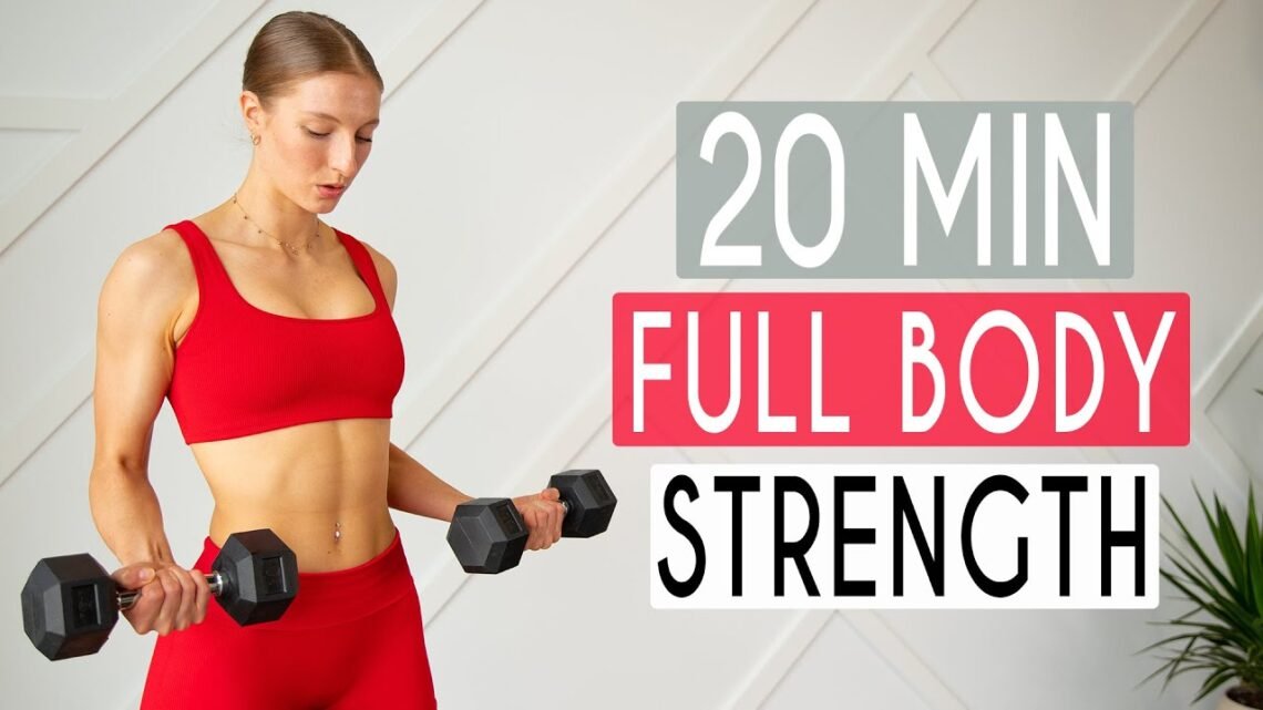 20 MIN FULL BODY TONING & STRENGTH – Total Body Workout At Home