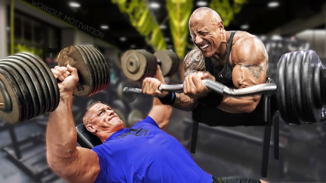 Dwayne The Rock Johnson vs John Cena – Workout Motivation