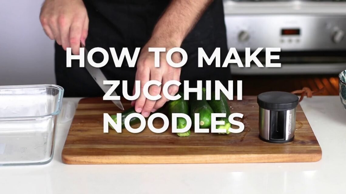 How To Make Zucchini Noodles – Quick Recipe Video