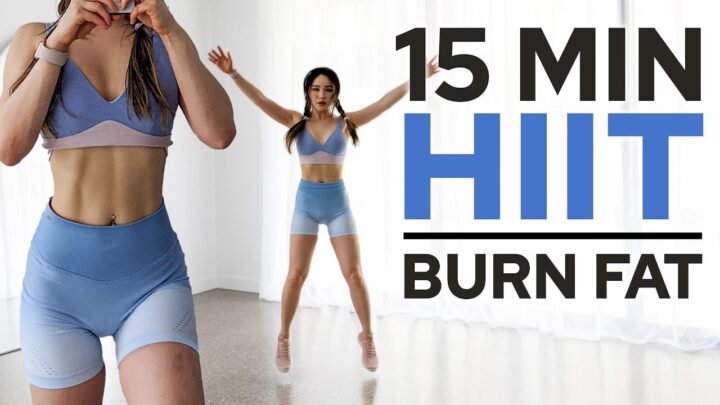 15 min Intense HIIT for Fat Burn  Standing & No Equipment