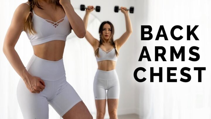 Complete UPPER BODY Workout  Arms Back Chest  Beginner Friendly