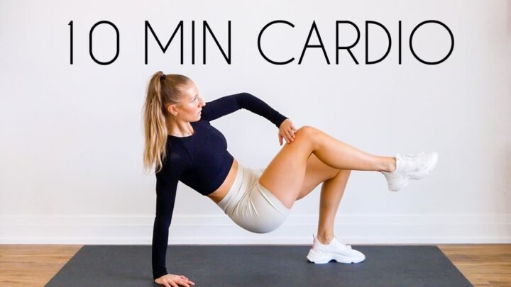 10 MIN CARDIO WORKOUT AT HOME (No Jumping, No Equipment)
