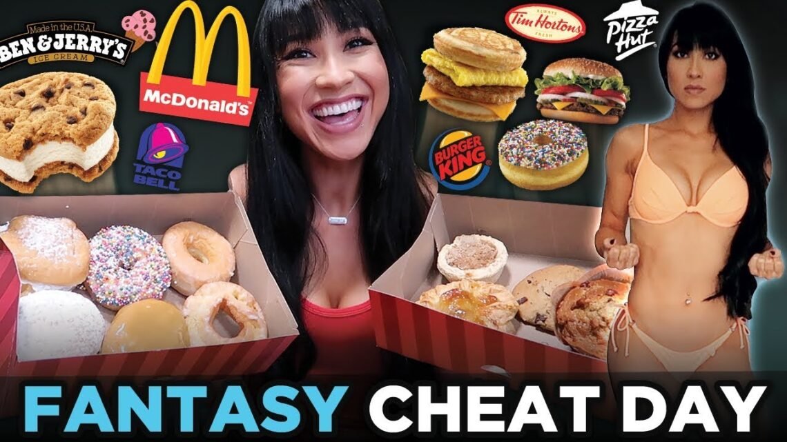 FAST FOOD CHEAT DAY  Donuts, Pizza, Ice Cream, Cookies & MORE