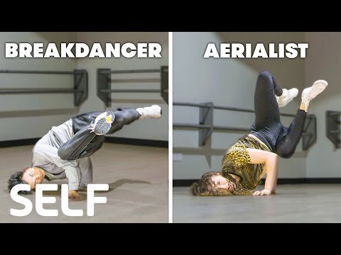 Aerialists Try to Keep Up with Breakdancers  SELF