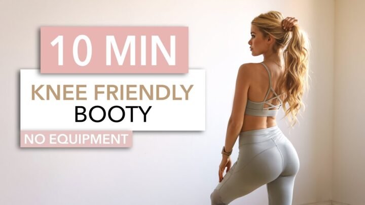 10 MIN BOOTY WORKOUT – Knee Friendly, Low Impact, No Squats or Lunges  / No Equipment I Pamela Reif