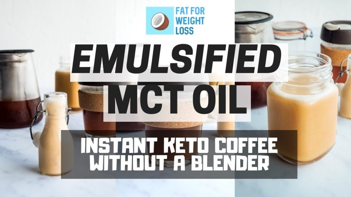 INSTANT Keto Coffee Without A Blender – Emulsified MCT Oil
