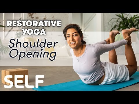 Restorative Yoga: Shoulder Opening – Class 6  Sweat with SELF
