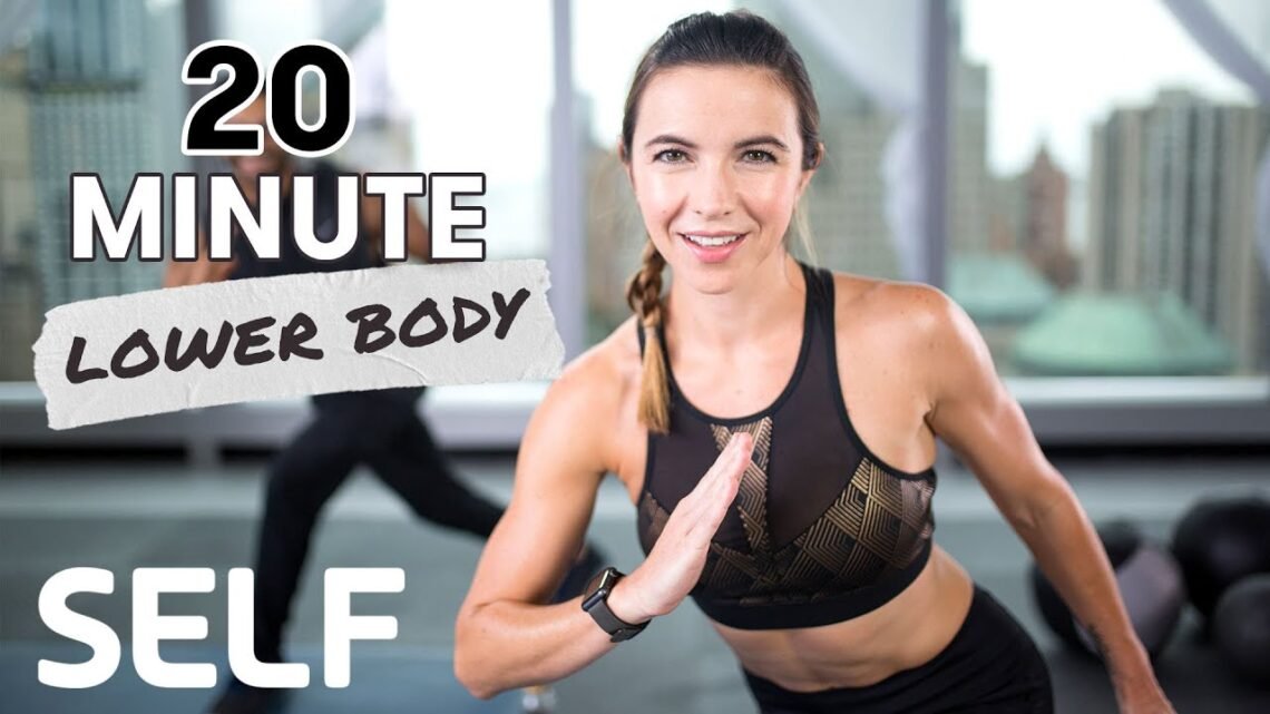 20-Minute HIIT Lower-Body Bodyweight Workout With Tabata Finisher – With Warm-Up & Cool-Down  SELF