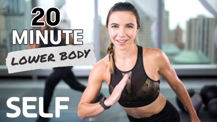 20-Minute HIIT Lower-Body Bodyweight Workout With Tabata Finisher – With Warm-Up & Cool-Down  SELF