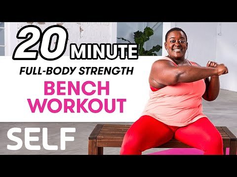 Full-Body Workout for Beginners w/ Bench Modifications (ft. Roz “The Diva” Mays)  Sweat with SELF
