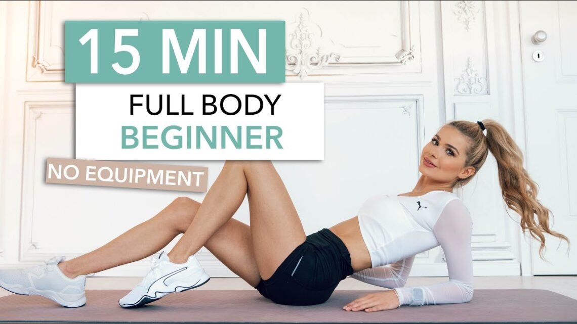 15 MIN FULL BODY WORKOUT / Beginner Friendly – Let’s Train Together / No Equipment I Pamela Reif