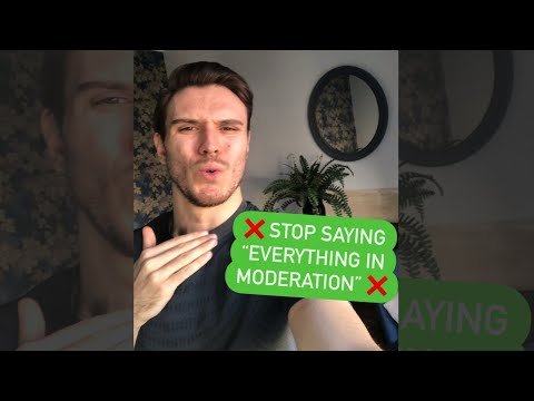 ❌ STOP SAYING: “EVERYTHING IN MODERATION” ❌ #shorts ❌ STOP SAYING: “EVERYTHING IN MODERATION” ❌ #shorts