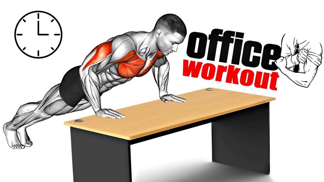 Office Workout (12 Fast Exercises)