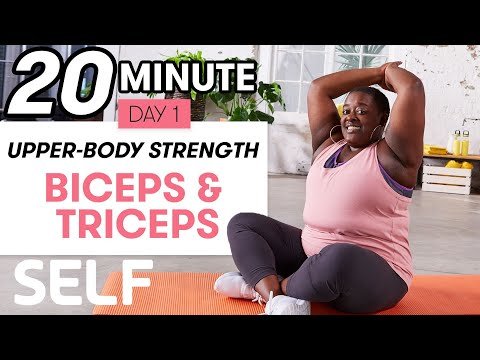 Upper-Body Strength: Seated Biceps & Triceps (ft. Roz “The Diva” Mays)  Sweat with SELF