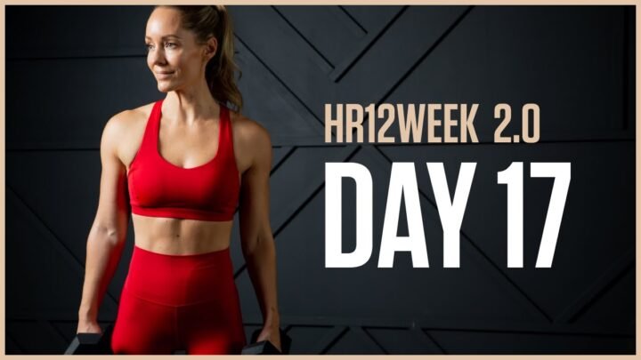 40 MIN Brutal LEG STRENGTH Workout // Day 17 HR12WEEK 2.0