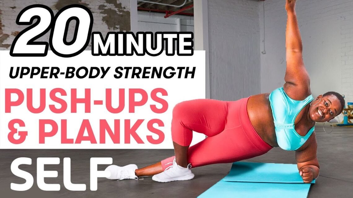 Upper Body Strength – Push-Ups and Planks (Chest Workout) – Class 4  Sweat with SELF