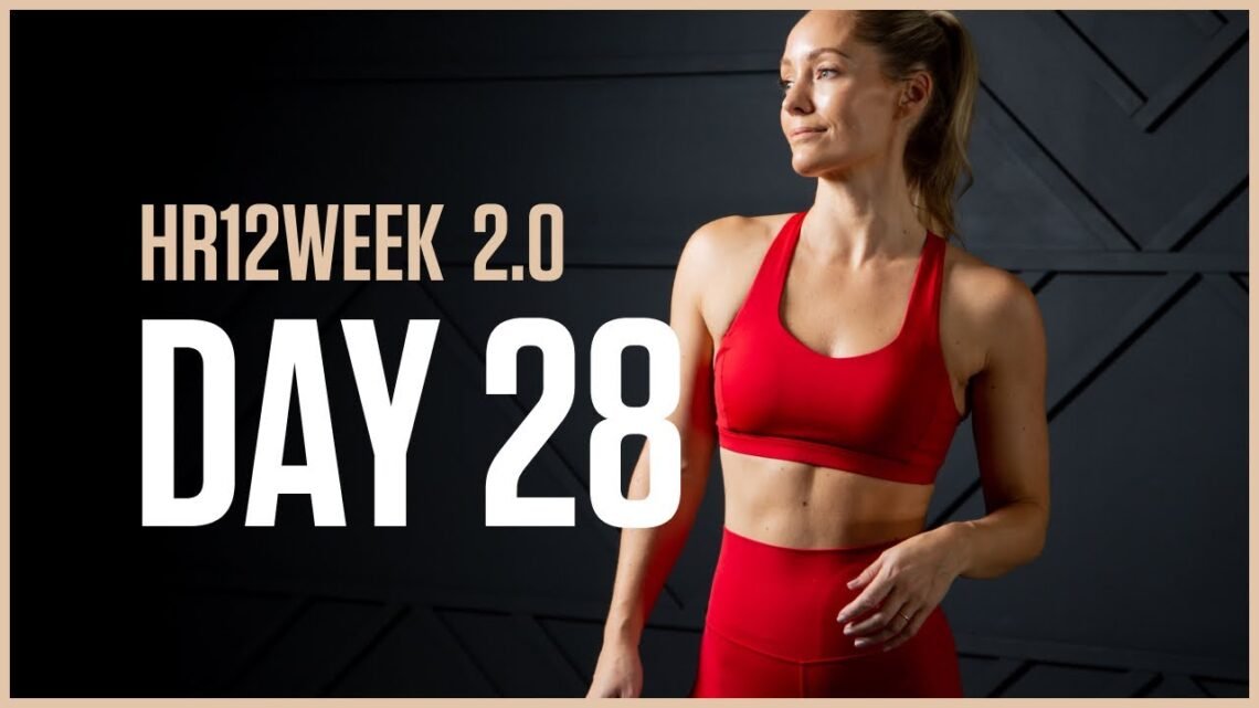 Upper Body Strength: Chest & Back Workout // Day 28 HR12WEEK 2.0