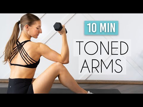 10 min TONED ARMS Workout (At Home Quick Burn)