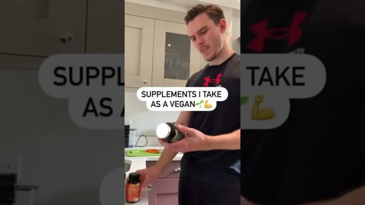Supplements I take as a VEGAN #shorts