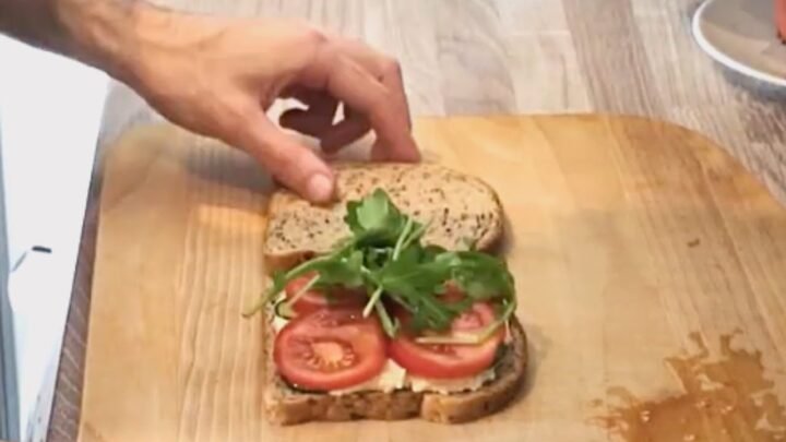 Simple Hummus & Veggie Sandwich Walkthrough