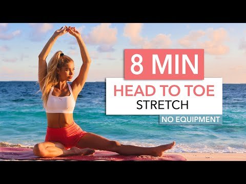 8 MIN HEAD TO TOE STRETCH – after your workout, for flexibility & stiff muscles I Pamela Reif